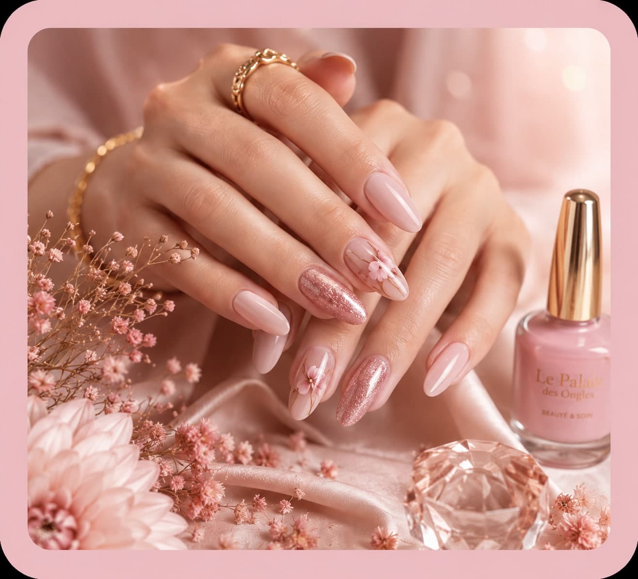 Création ongulaire réalisée au Palais des Ongles
